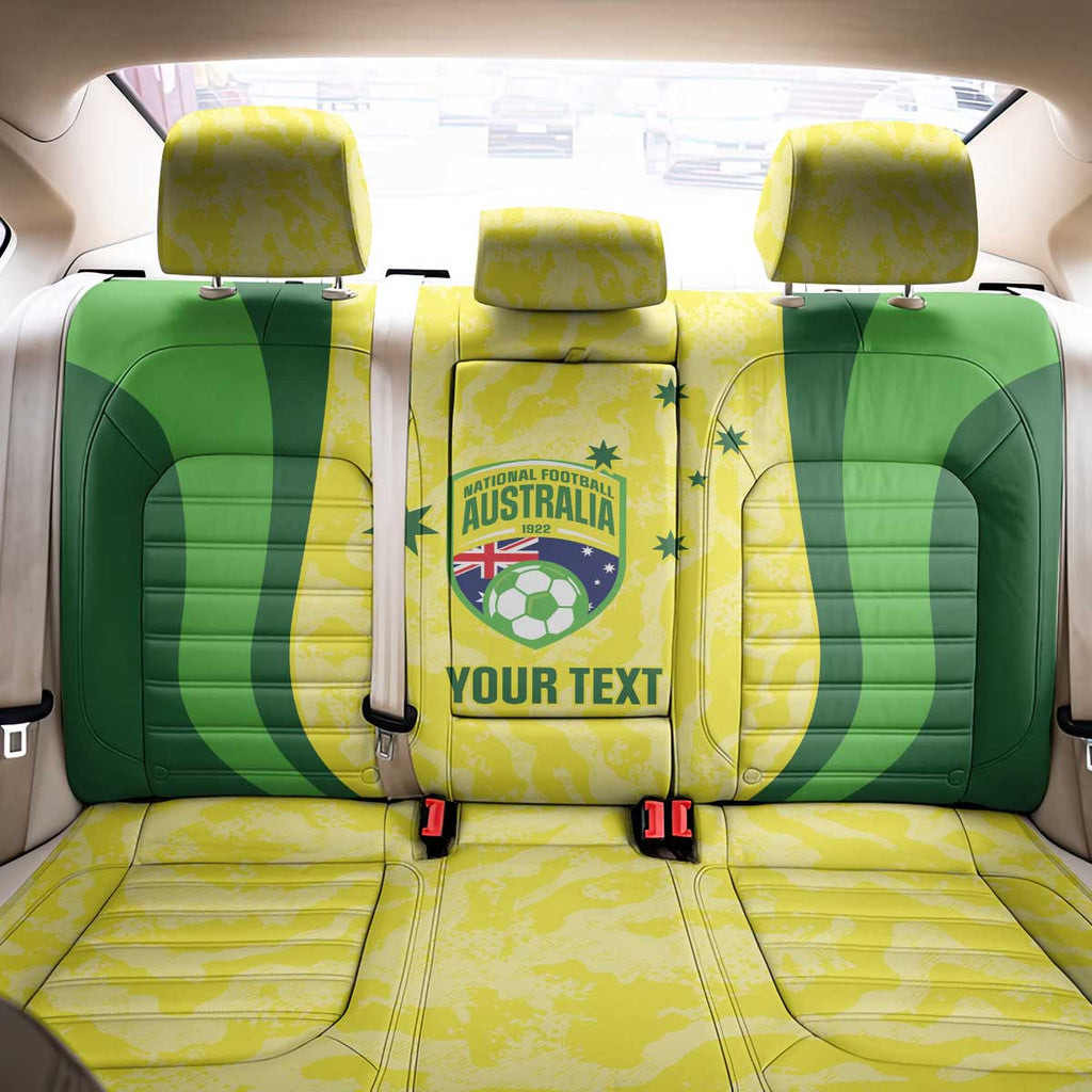 Australia Football Custom Back Car Seat Cover Go Socceroos Grunge Sporty Style - Aussie Hoodie
