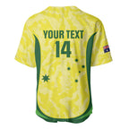 Australia Football Custom Baseball Jersey Go Socceroos Grunge Sporty Style - Aussie Hoodie