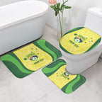 Australia Football Custom Bathroom Set Go Socceroos Grunge Sporty Style - Aussie Hoodie