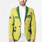 Australia Football Custom Blazer Go Socceroos Grunge Sporty Style - Aussie Hoodie