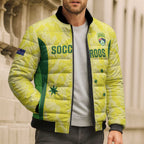 Australia Football Custom Bomber Puffer Jacket Go Socceroos Grunge Sporty Style - Aussie Hoodie