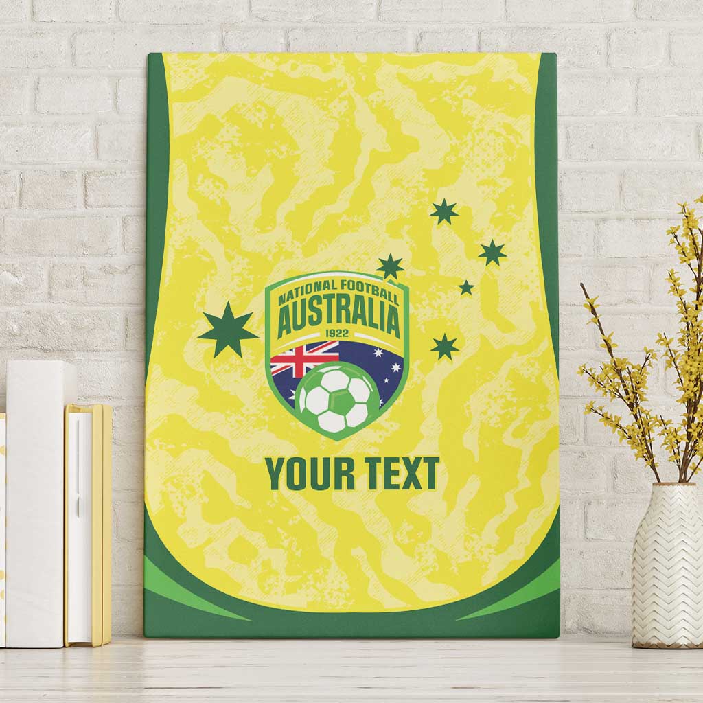 Australia Football Custom Canvas Wall Art Go Socceroos Grunge Sporty Style - Aussie Hoodie
