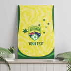 Australia Football Custom Canvas Wall Art Go Socceroos Grunge Sporty Style - Aussie Hoodie