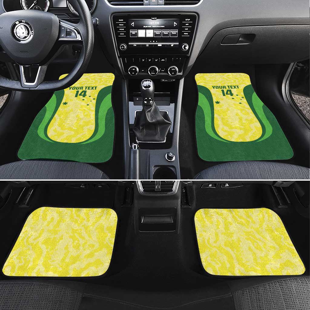 Australia Football Custom Car Mats Go Socceroos Grunge Sporty Style - Aussie Hoodie