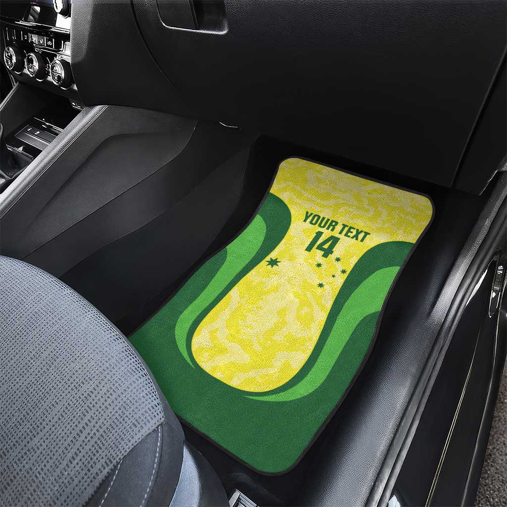 Australia Football Custom Car Mats Go Socceroos Grunge Sporty Style - Aussie Hoodie