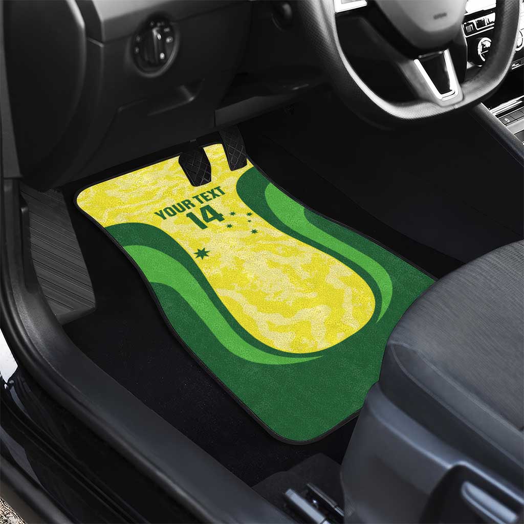 Australia Football Custom Car Mats Go Socceroos Grunge Sporty Style - Aussie Hoodie