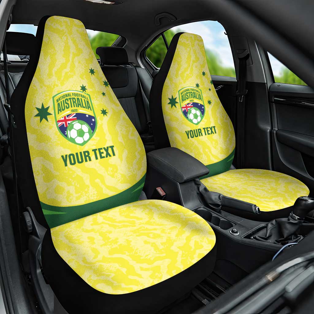 Australia Football Custom Car Seat Cover Go Socceroos Grunge Sporty Style - Aussie Hoodie