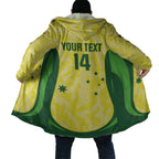 Australia Football Custom Cloak Go Socceroos Grunge Sporty Style - Aussie Hoodie