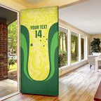 Australia Football Custom Door Cover Go Socceroos Grunge Sporty Style - Aussie Hoodie