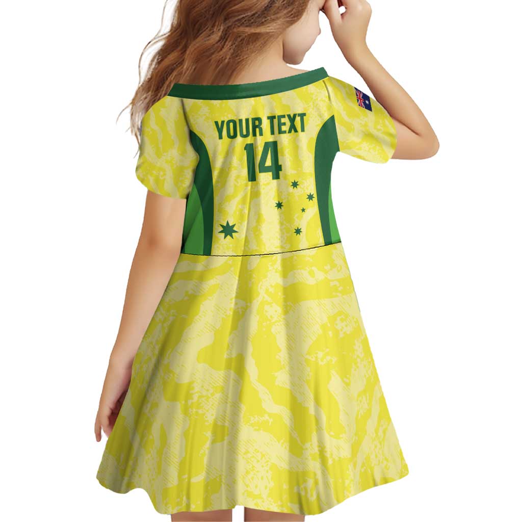 Australia Football Custom Family Matching Puletasi and Hawaiian Shirt Go Socceroos Grunge Sporty Style - Aussie Hoodie