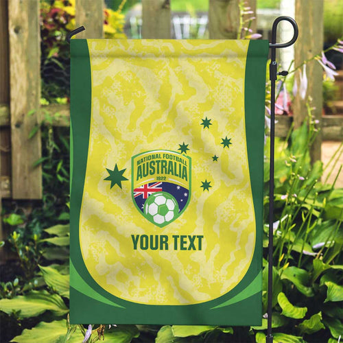 Australia Football Custom Garden Flag Go Socceroos Grunge Sporty Style - Aussie Hoodie