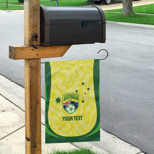 Australia Football Custom Garden Flag Go Socceroos Grunge Sporty Style - Aussie Hoodie