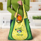 Australia Football Custom Grocery Bag Go Socceroos Grunge Sporty Style - Aussie Hoodie