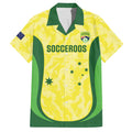 Australia Football Custom Hawaiian Shirt Go Socceroos Grunge Sporty Style - Aussie Hoodie