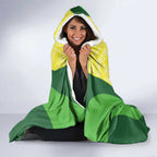 Australia Football Custom Hooded Blanket Go Socceroos Grunge Sporty Style - Aussie Hoodie