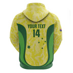 Australia Football Custom Hoodie Go Socceroos Grunge Sporty Style - Aussie Hoodie