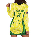 Australia Football Custom Hoodie Dress Go Socceroos Grunge Sporty Style - Aussie Hoodie