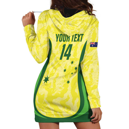 Australia Football Custom Hoodie Dress Go Socceroos Grunge Sporty Style - Aussie Hoodie