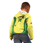 Australia Football Custom Kid Hoodie Go Socceroos Grunge Sporty Style - Aussie Hoodie