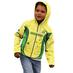 Australia Football Custom Kid Hoodie Go Socceroos Grunge Sporty Style - Aussie Hoodie