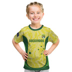 Australia Football Custom Kid T Shirt Go Socceroos Grunge Sporty Style - Aussie Hoodie