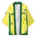 Australia Football Custom Kimono Go Socceroos Grunge Sporty Style - Aussie Hoodie