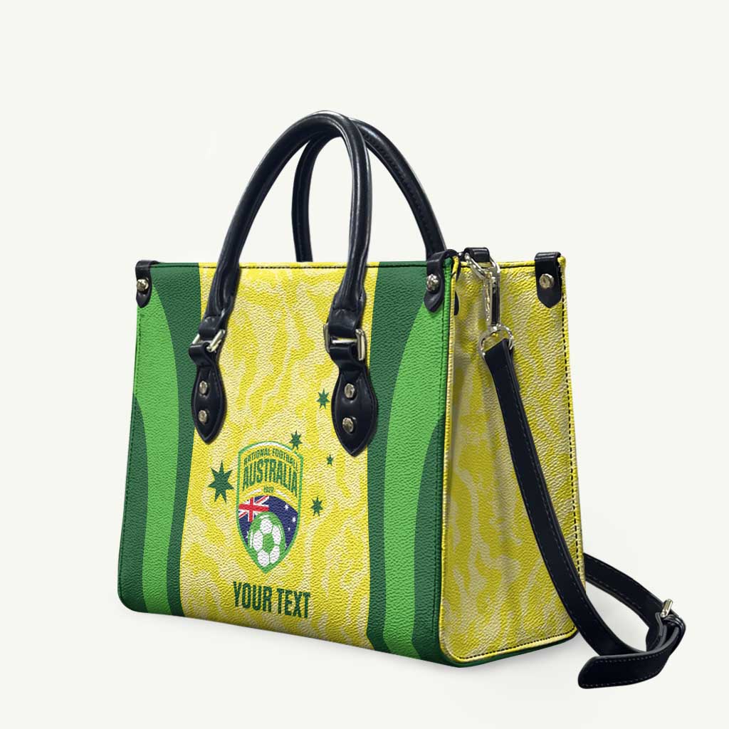 Australia Football Custom Leather Bag Go Socceroos Grunge Sporty Style - Aussie Hoodie