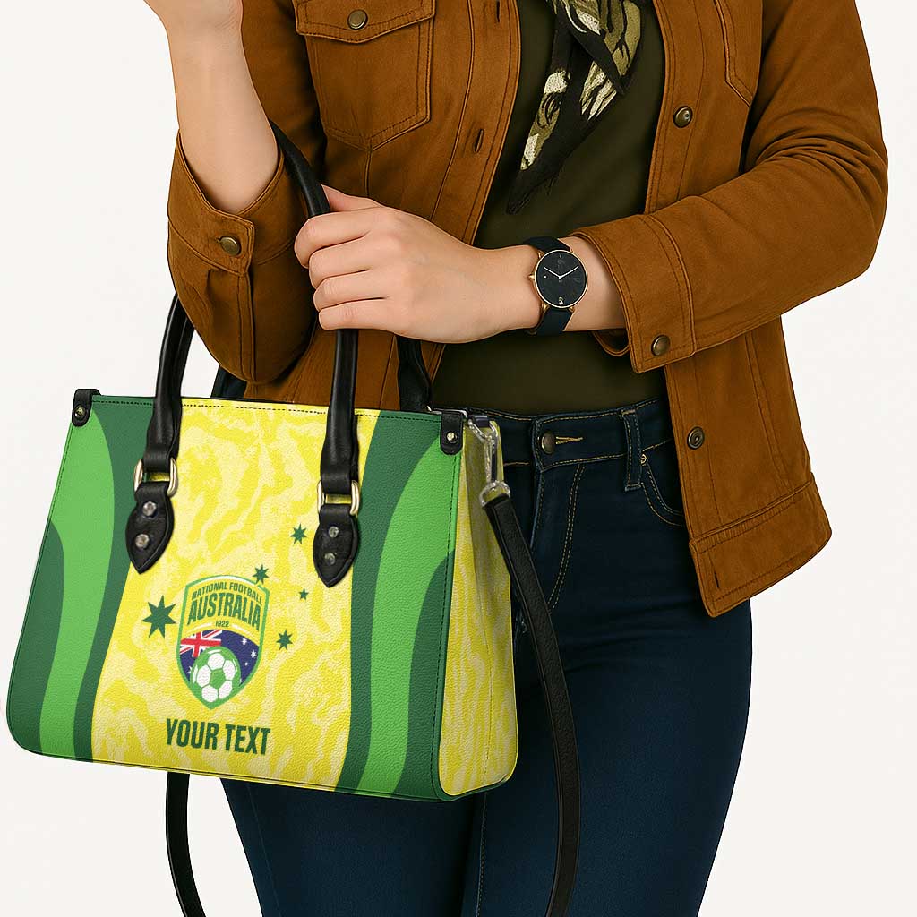 Australia Football Custom Leather Bag Go Socceroos Grunge Sporty Style - Aussie Hoodie
