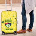 Australia Football Custom Luggage Cover Go Socceroos Grunge Sporty Style - Aussie Hoodie