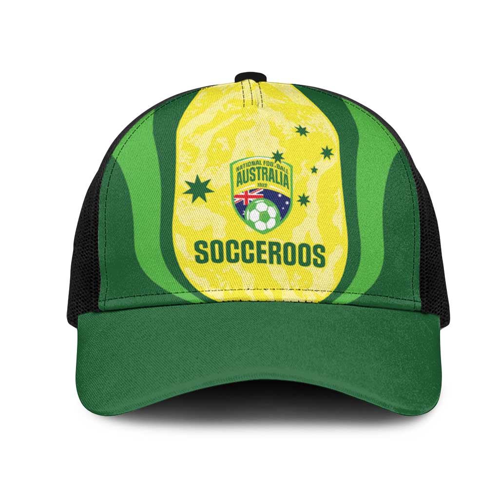 Australia Football Mesh Trucker Cap Go Socceroos Grunge Sporty Style - Aussie Hoodie