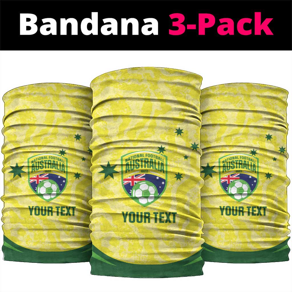Australia Football Custom Neck Gaiter Go Socceroos Grunge Sporty Style - Aussie Hoodie