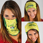 Australia Football Custom Neck Gaiter Go Socceroos Grunge Sporty Style - Aussie Hoodie