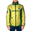 Australia Football Custom Padded Jacket Go Socceroos Grunge Sporty Style - Aussie Hoodie