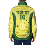 Australia Football Custom Padded Jacket Go Socceroos Grunge Sporty Style - Aussie Hoodie