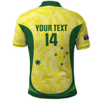 Australia Football Custom Polo Shirt Go Socceroos Grunge Sporty Style - Aussie Hoodie