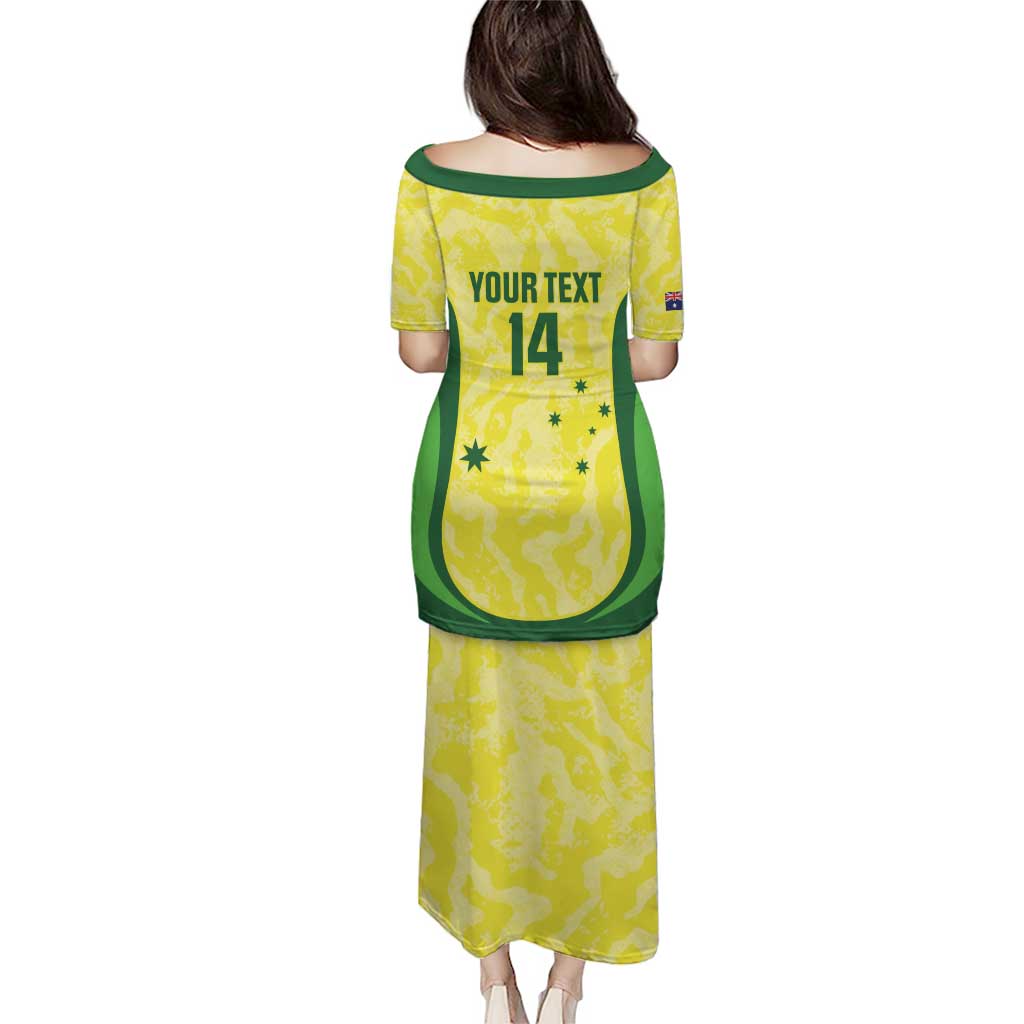 Australia Football Custom Puletasi Go Socceroos Grunge Sporty Style - Aussie Hoodie