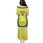 Australia Football Custom Puletasi Go Socceroos Grunge Sporty Style - Aussie Hoodie
