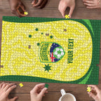 Australia Football Custom Puzzle Go Socceroos Grunge Sporty Style - Aussie Hoodie