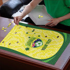 Australia Football Custom Puzzle Go Socceroos Grunge Sporty Style - Aussie Hoodie