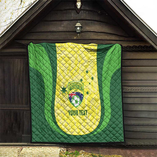 Australia Football Custom Quilt Go Socceroos Grunge Sporty Style - Aussie Hoodie