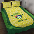 Australia Football Custom Quilt Bed Set Go Socceroos Grunge Sporty Style - Aussie Hoodie