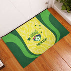 Australia Football Custom Rubber Doormat Go Socceroos Grunge Sporty Style - Aussie Hoodie