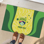 Australia Football Custom Rubber Doormat Go Socceroos Grunge Sporty Style - Aussie Hoodie