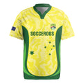 Australia Football Custom Rugby Jersey Go Socceroos Grunge Sporty Style - Aussie Hoodie