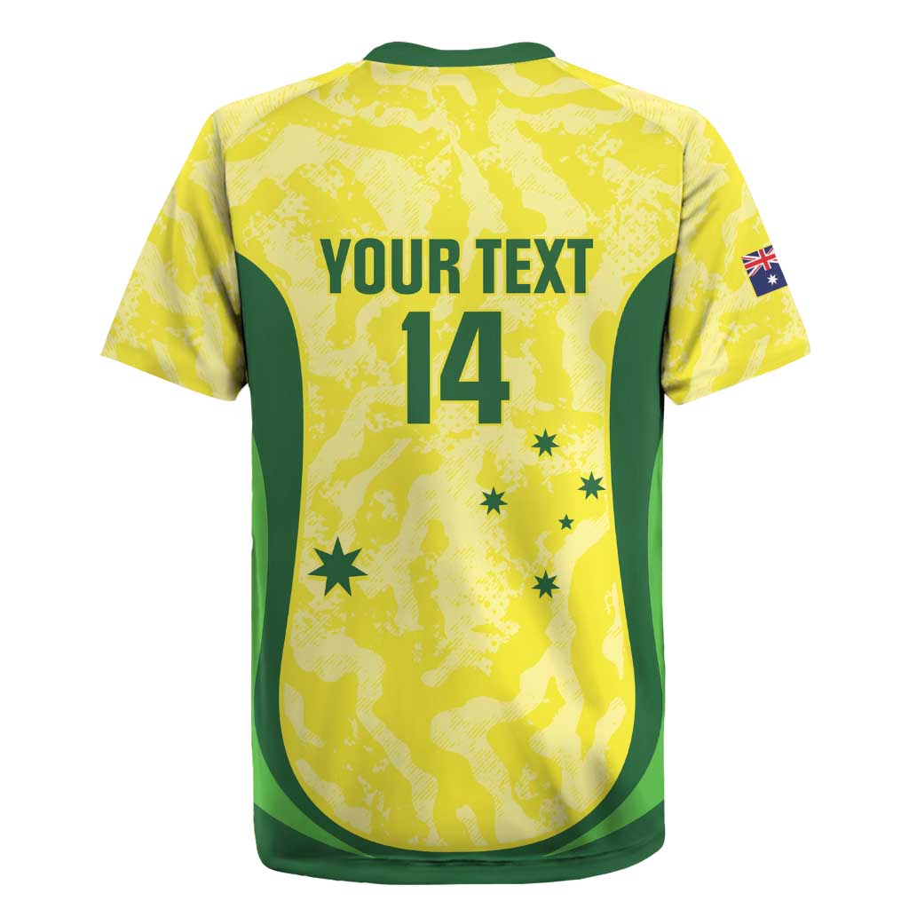 Australia Football Custom Rugby Jersey Go Socceroos Grunge Sporty Style - Aussie Hoodie
