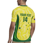 Australia Football Custom Rugby Jersey Go Socceroos Grunge Sporty Style - Aussie Hoodie