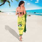 Australia Football Custom Sarong Go Socceroos Grunge Sporty Style - Aussie Hoodie