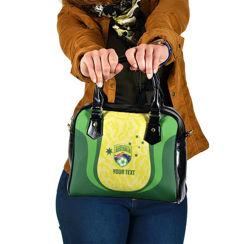 Australia Football Custom Shoulder Handbag Go Socceroos Grunge Sporty Style - Aussie Hoodie