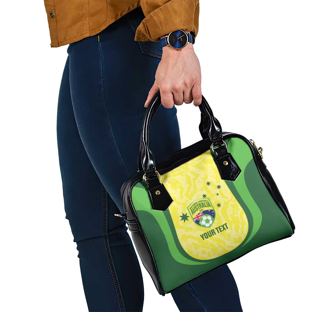 Australia Football Custom Shoulder Handbag Go Socceroos Grunge Sporty Style - Aussie Hoodie