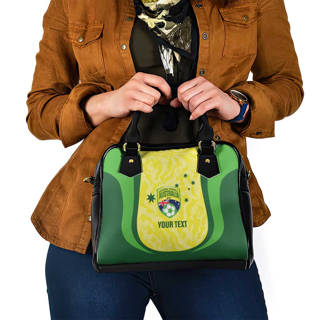 Australia Football Custom Shoulder Handbag Go Socceroos Grunge Sporty Style - Aussie Hoodie